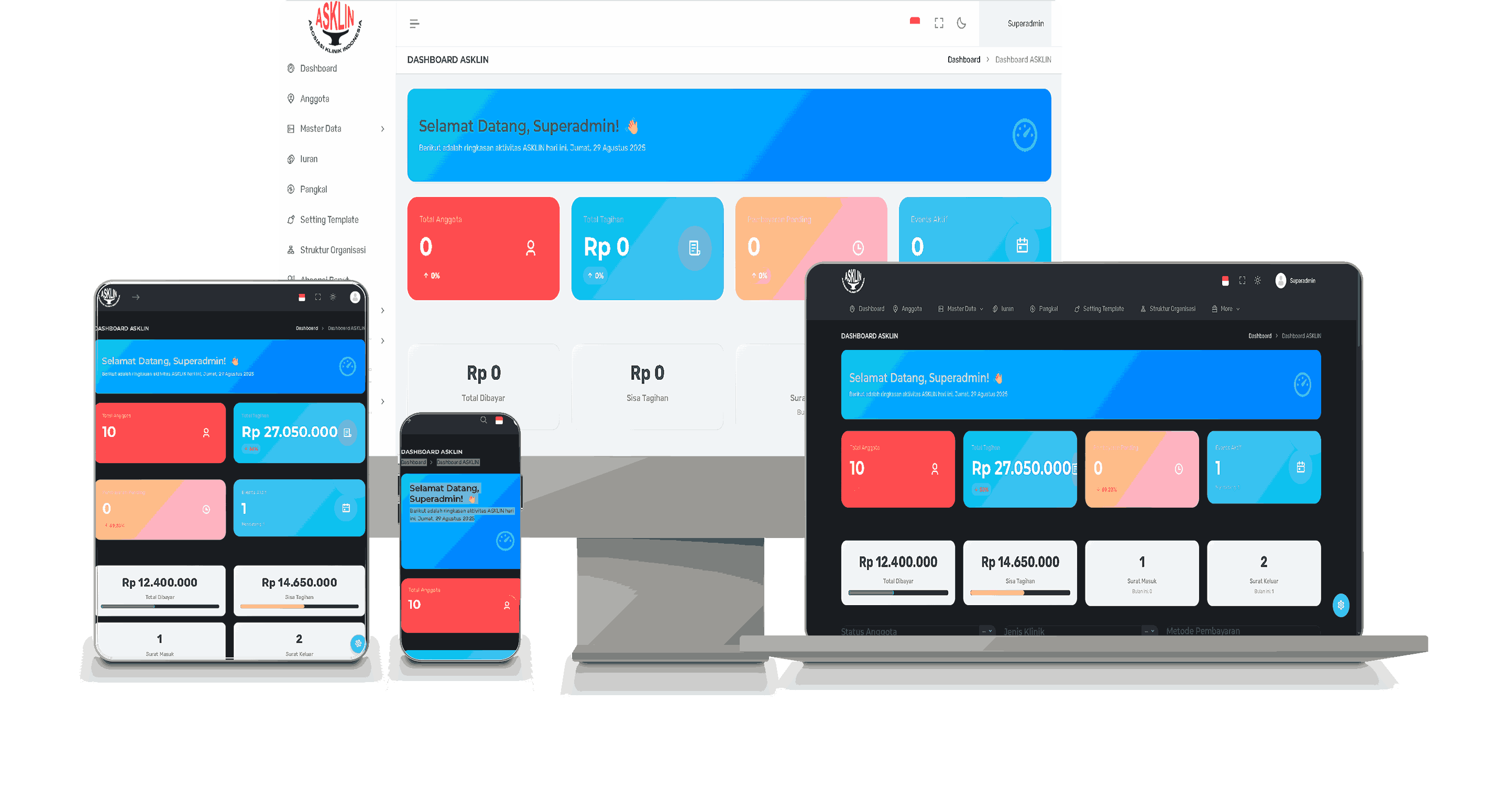website mockup